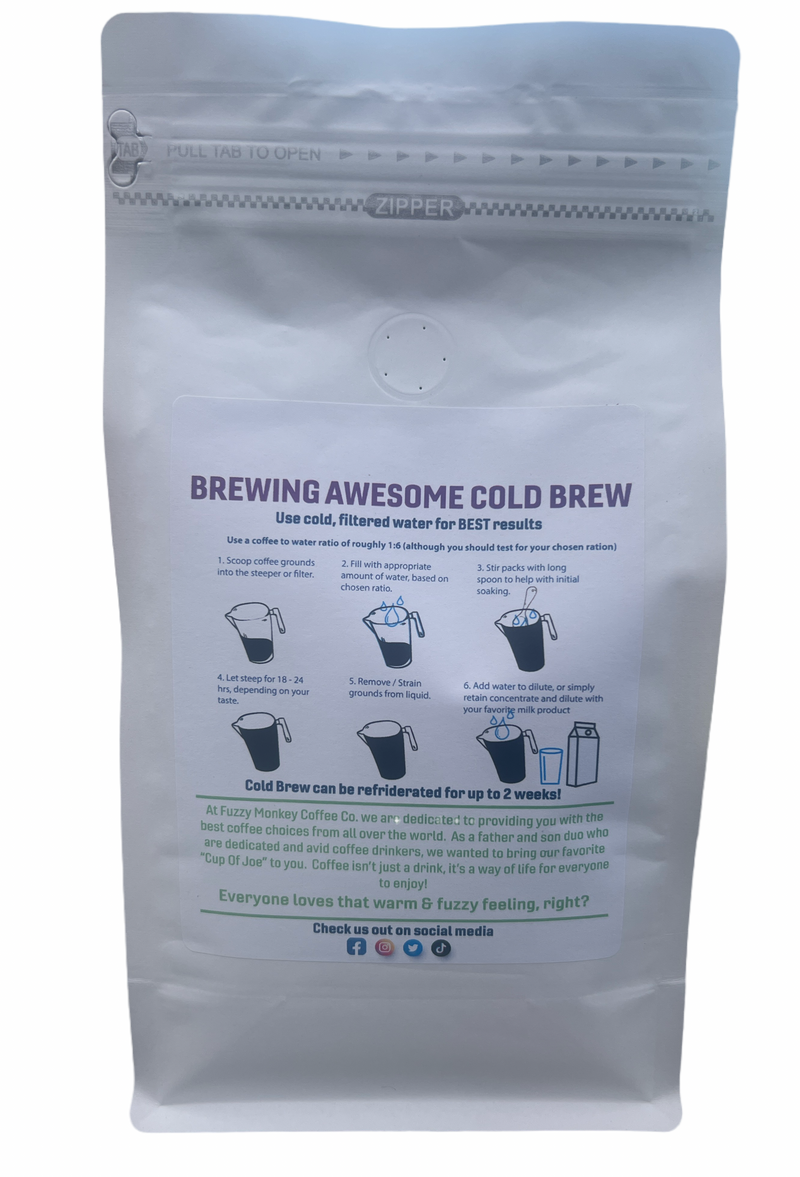 House Blend Cold Brew - Ground - Specialty Grade Coffee - City+ Medium Roast